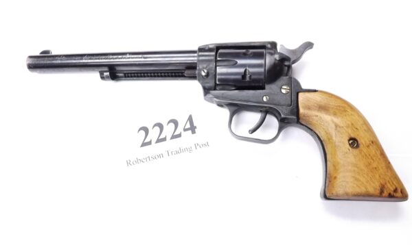 FIE Tex 22 Revolver .22 LR 7” Blue Thumb Safety & Warning Stamp 1976