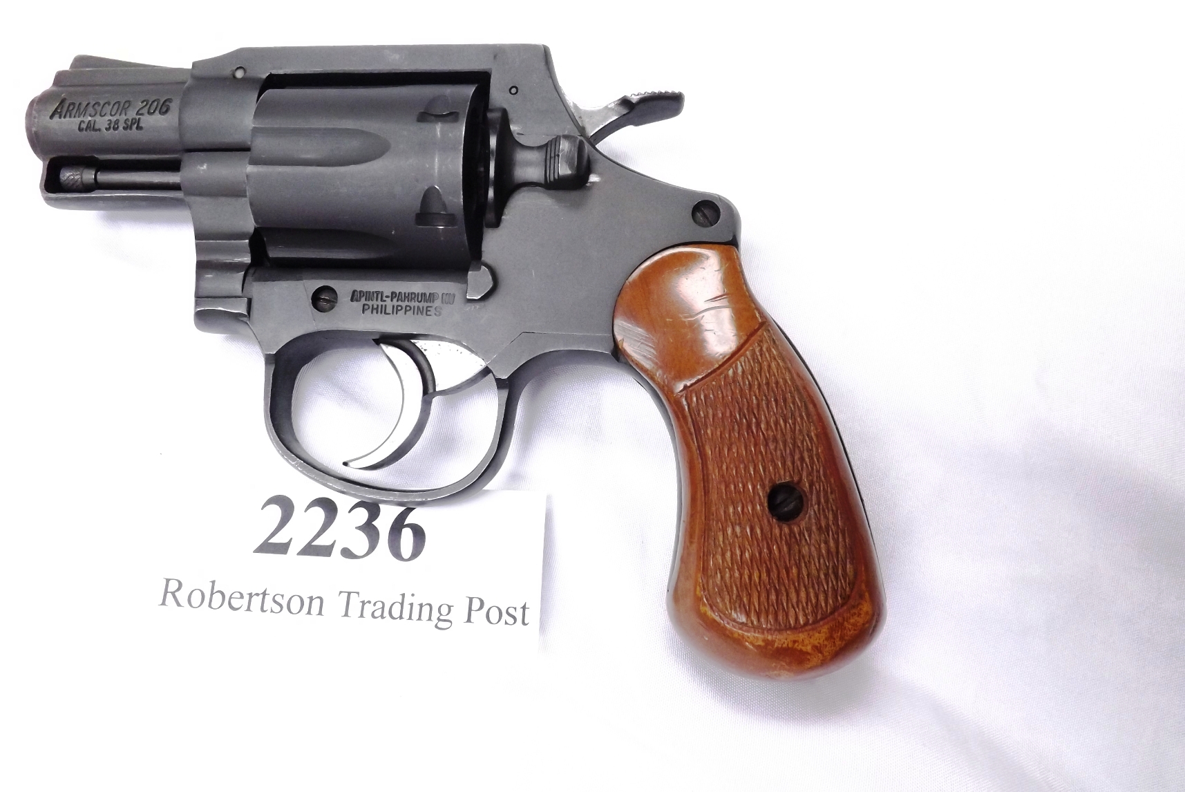 Armscor .38 Model 206 2” Matte Wood 51283 Colt D type Revolver Rock Island 2014