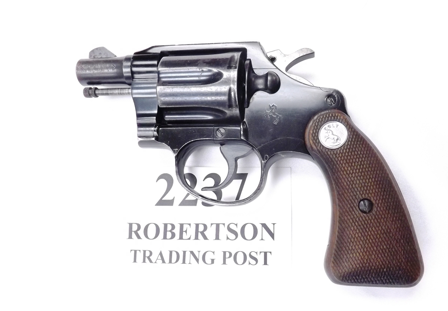 Colt .38 1st Cobra Revolver 2” Snub 1967 Cold War C&R CA OK Squad Engraved