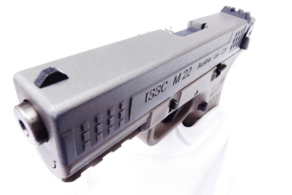 ISSC .22 LR Glock type Rimfire Pistol Austria Stainless Dark Earth 1 Magazine - Image 4