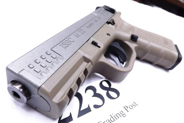 ISSC .22 LR Glock type Rimfire Pistol Austria Stainless Dark Earth 1 Magazine - Image 11