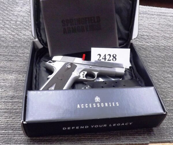 Springfield Armory Garrison .45 ACP Stainless Box Papers PX9418S Excellent 1911 - Image 11