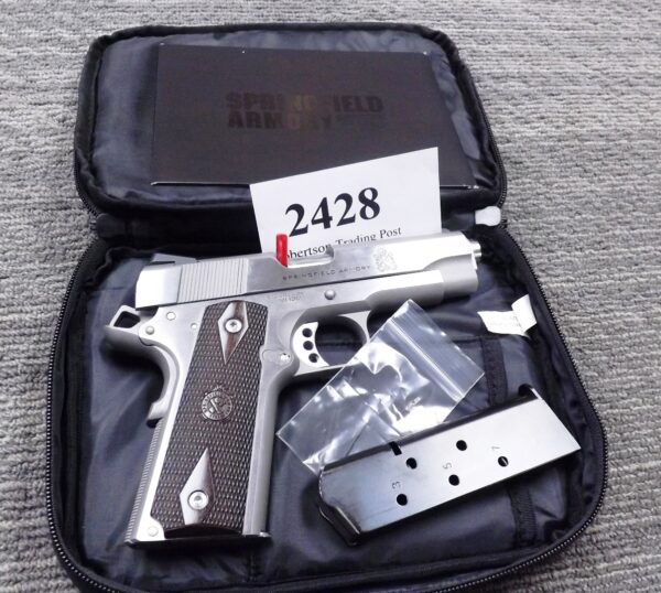 Springfield Armory Garrison .45 ACP Stainless Box Papers PX9418S Excellent 1911 - Image 7
