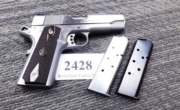 Springfield Armory Garrison .45 ACP Stainless Box Papers PX9418S Excellent 1911 - Image 9