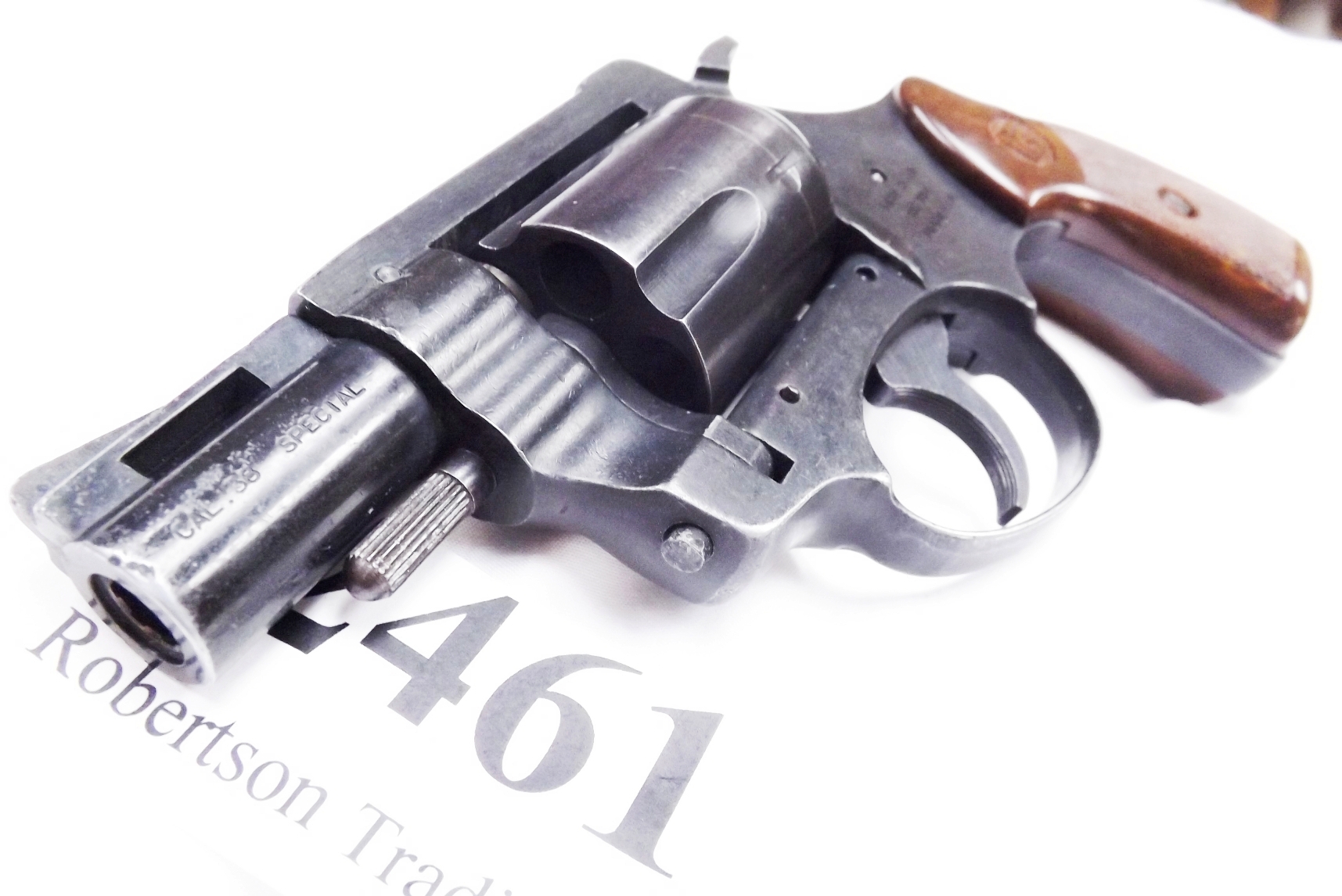 RG Industries RG31 .38 Spl Revolver 2” Blue 5 shot Snub 1981 VG Rohm Threaded Pin Swingout - Image 4