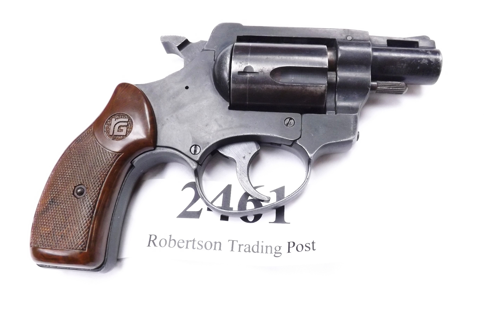 RG Industries RG31 .38 Spl Revolver 2” Blue 5 shot Snub 1981 VG Rohm Threaded Pin Swingout - Image 7