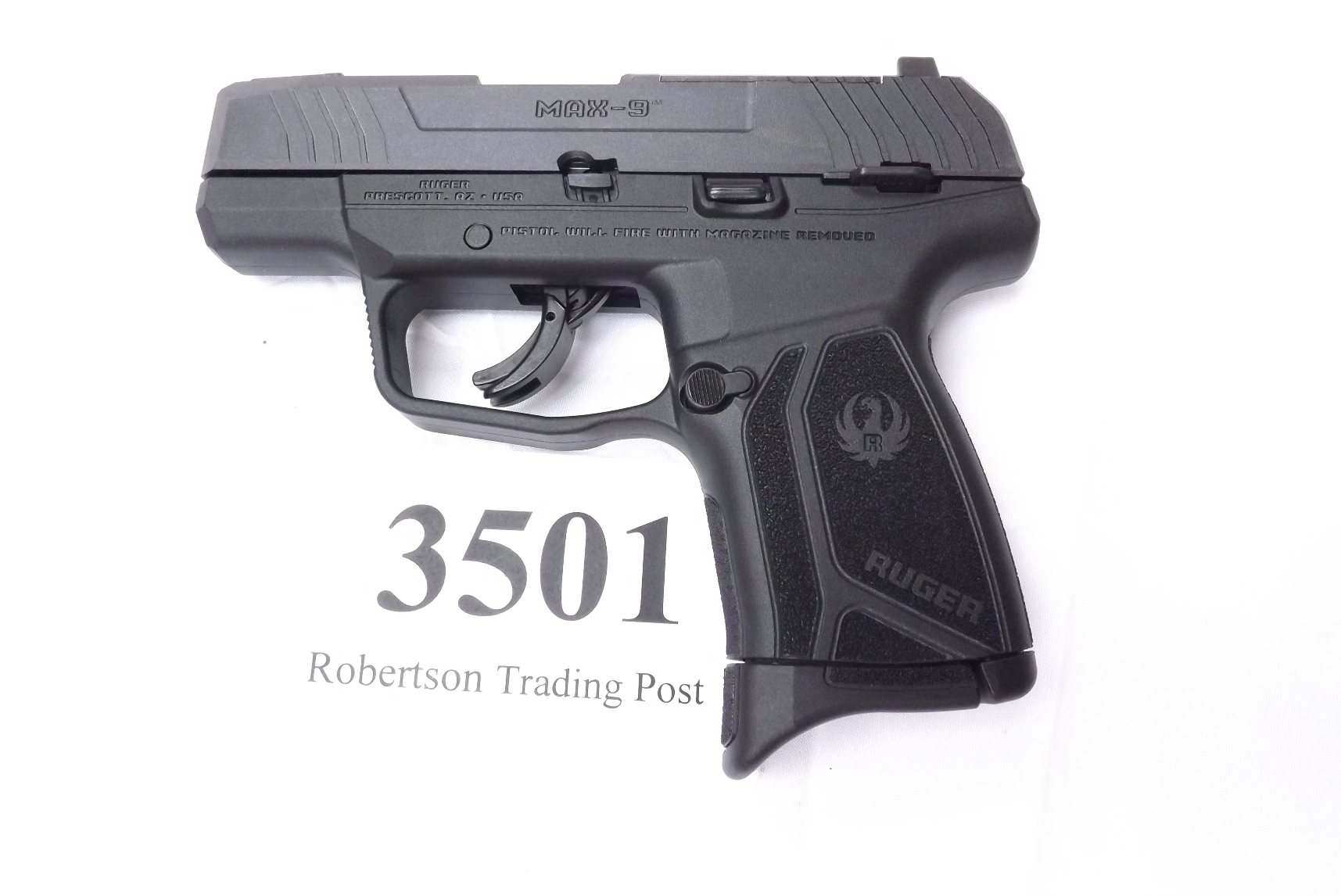 Ruger 9mm Max 9 Sub Compact Pistol 03501 type NIB with 1 Magazine Only