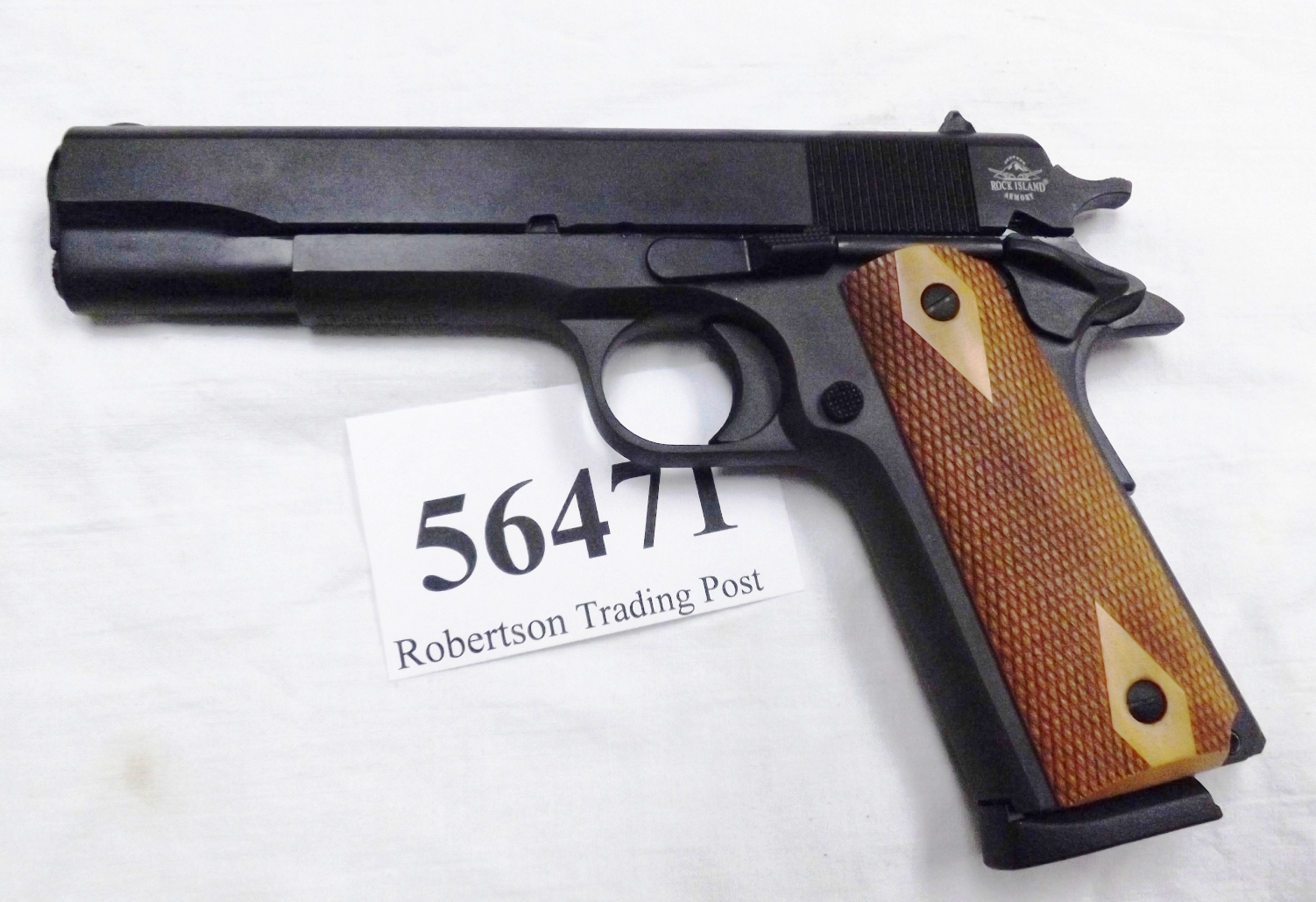 Armscor .45 ACP Rock Island 1911A1 .45 ACP Government 5 inch Parkerized NIB 45 Automatic 56471 CA MA OK