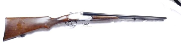 Zabala Spain 12 ga Double Side by Side 2 3/4” 28” IM XF 1976 Walnut & Chrome Engraved - Image 4