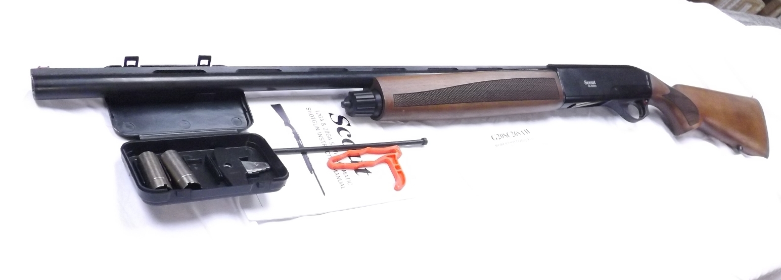 ATI Scout 20 ga Benelli ty Auto Shotgun 3” 26” Walnut Blemish Forend ATI20SC26SAW