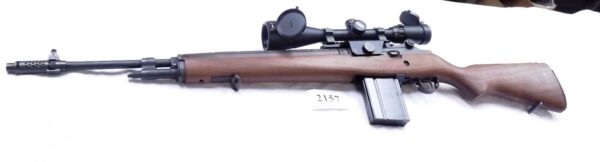 Springfield Armory .308 M1A MA9102CA Exc 2013 Walnut Stock Mount 4x16 Mil Dot