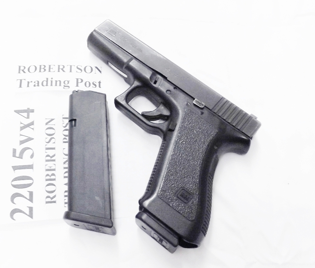 Glock 22 Factory 15 round Magazines .40 S&W or .357 Sig model 32 Fits 23, 27 & 33 New MF22015 = MF22015 VG – Exc