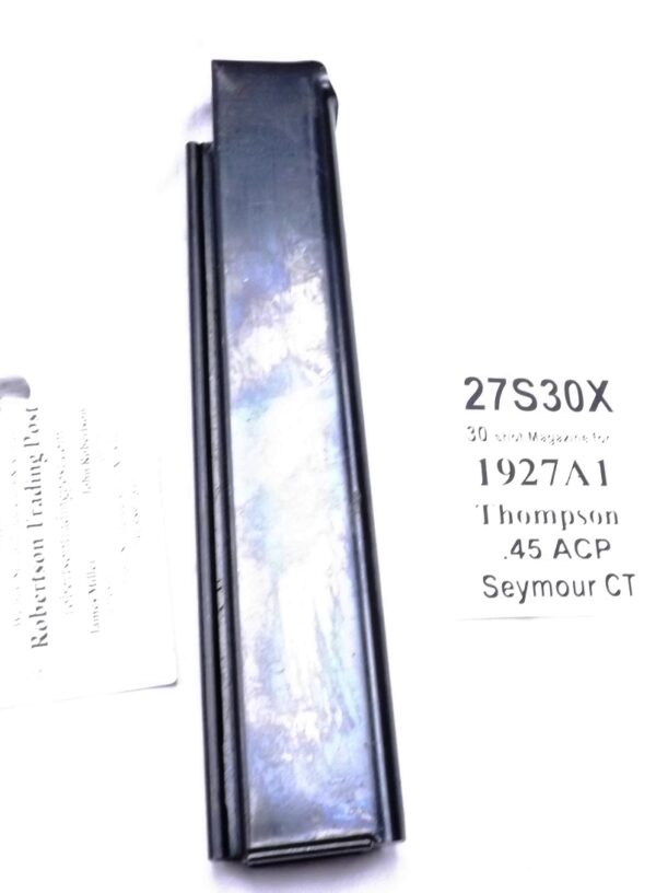 Seymour Thompson 1927A1 Magazine .45 ACP 30 Shot Exc Correct WWII Era - Image 10