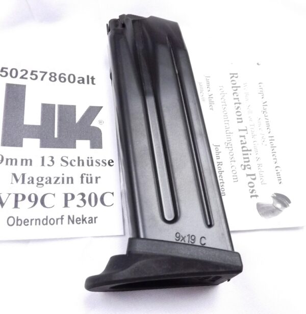 H&K USP9C Factory 13 Shot Magazine 9mm 50257860 VP9C P30K USP9 P2000 Compact New Repackaged 3 ship free