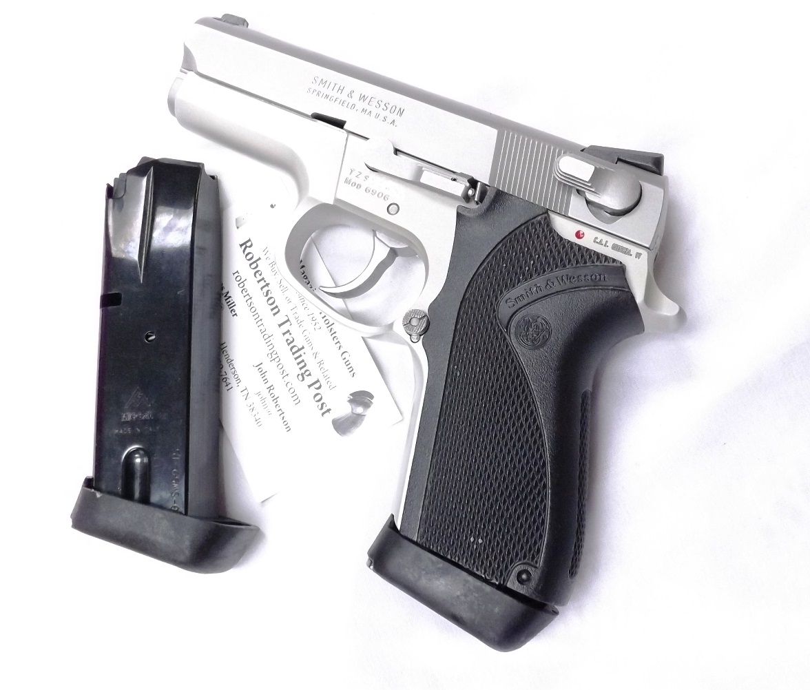 Smith & Wesson 9mm model 6906 Extended 15 Shot Magazine Mec-Gar 5915B with PGS Grip Adapter all new fits S&W models 469 669 6904 6906 6946 XM6915PG