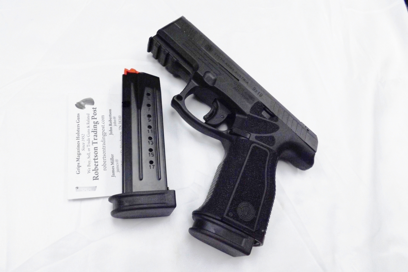 Steyr 9mm Factory 17 round magazines M9 L9 A1 A2 Pistols 7802050157 $5 ship but 3 Ship Free