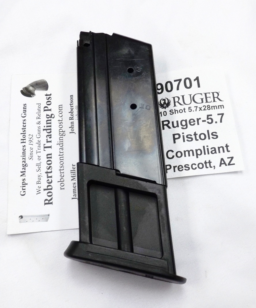 Ruger 57 Factory 10 Shot Magazines Ruger-5.7, 5.7x28 caliber 90701 New $5 Ship, 3 ship free 90701