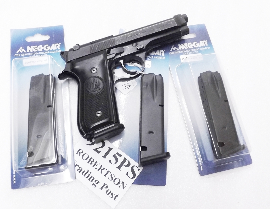 3 Beretta 90 92 all Variants 9mm Mec-Gar 15 round Magazines New Phosphate models 90 PB9215B 92S 92SB 92SBF 92F M9 $16.65 ea Free ship