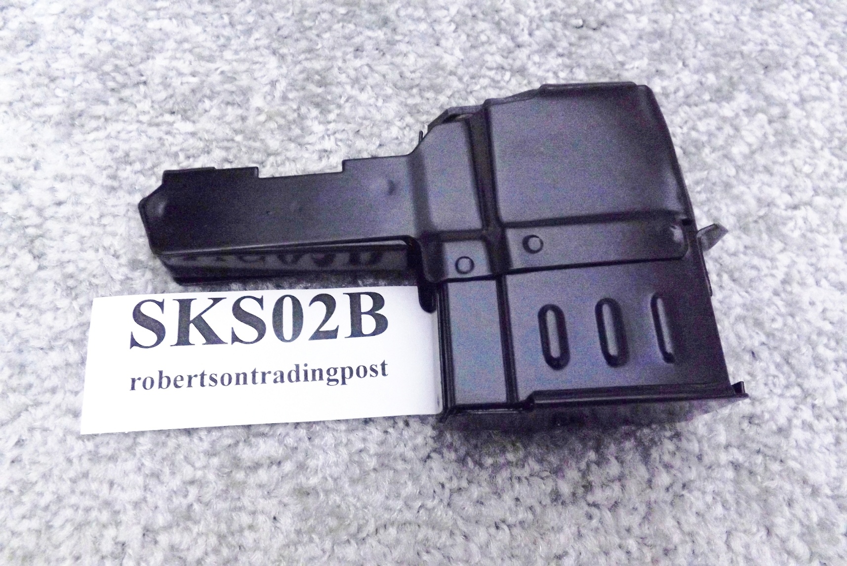 Steel 7.62 x 39 5 Shot Conversion Magazine for SKS Type 56 Rifles KSI Masen Black Fitting May Be Required