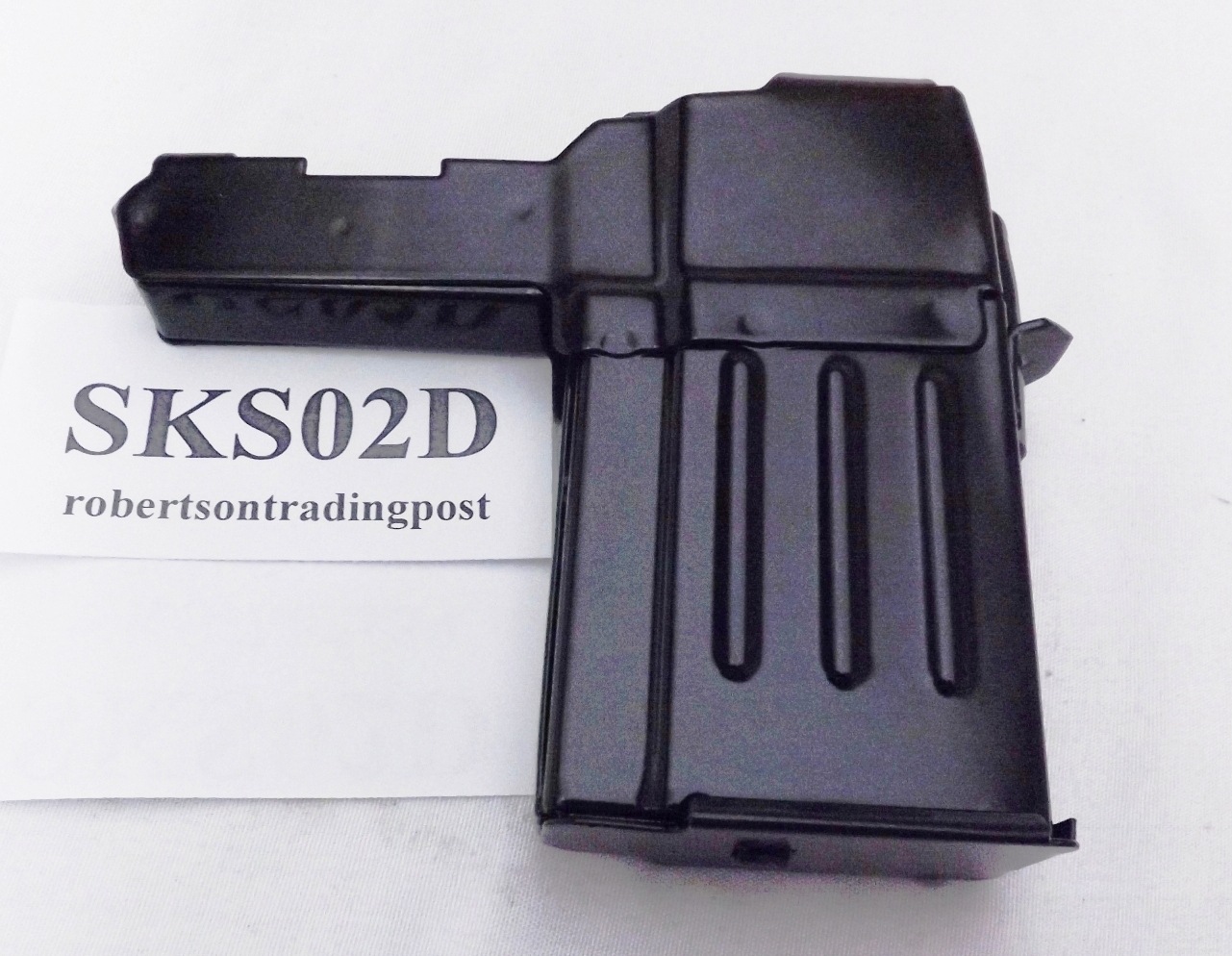 Steel 7.62 x 39 10 Shot Conversion Magazine for SKS Type 56 Rifles KSI Masen Black Fitting May Be Required