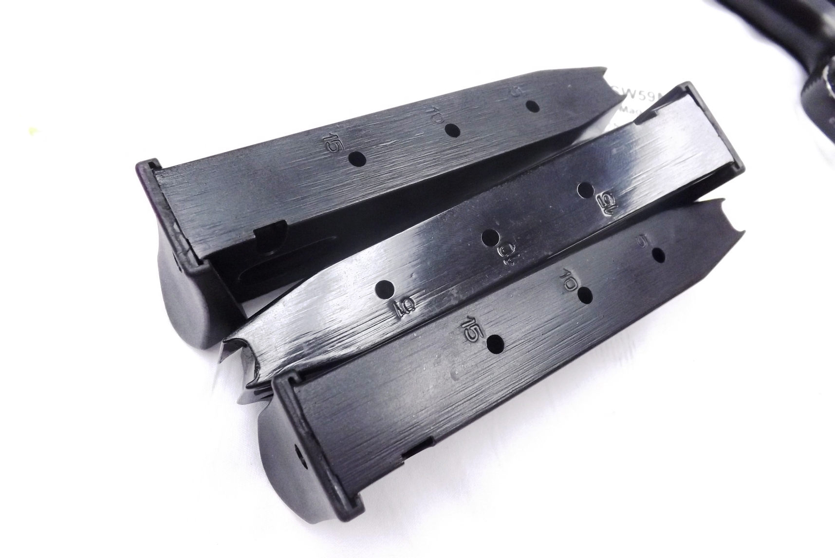 S&W 5906 9mm 15 rd Magazine HFC Smith & Wesson 59 910 915 with Mec-Gar Floorplate + Steel plate - Image 10