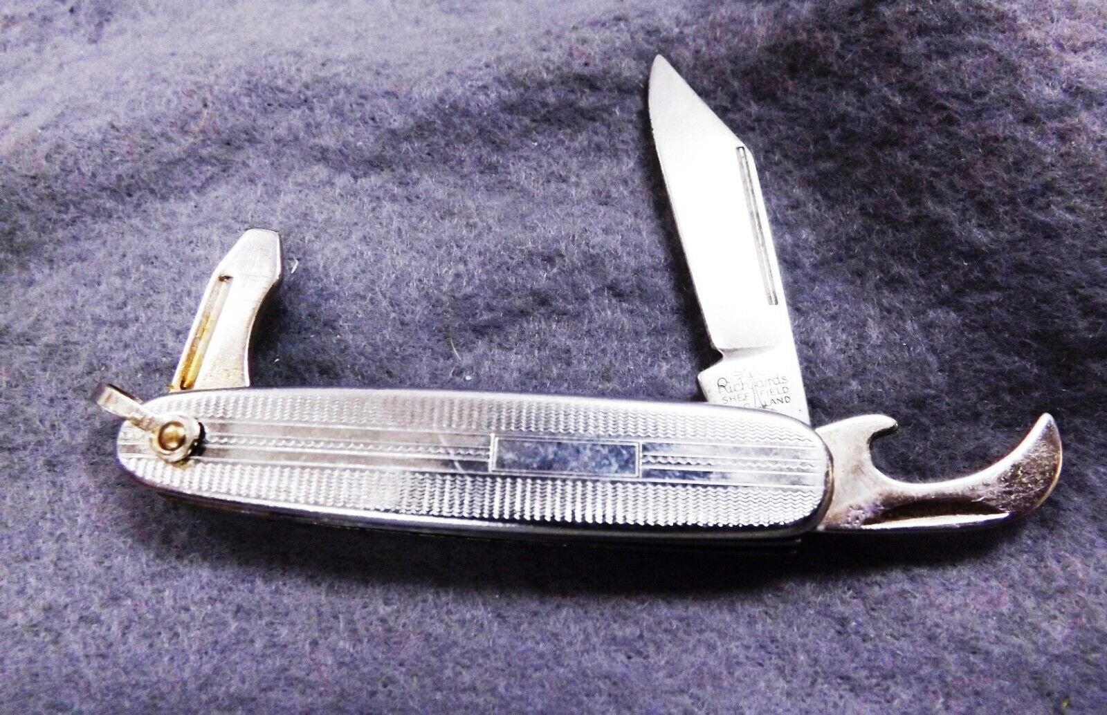 1950 Richards Brothers Sheffield England 3 Blade Utility Scout Mini Pocket Knife