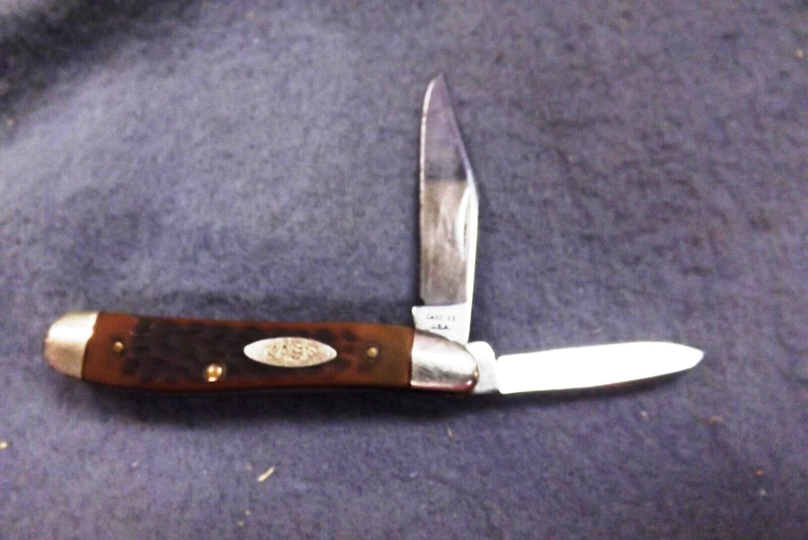 1976 Case 6220 Delrin Handle Peanut Mini Jack Pocket Knife Mint Chrome Vanad.