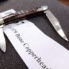 1979 Case 1 Dot USA Dark Bone 2 Blade Pen Knife 62109X Mini Copperhead - Image 5