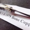 1979 Case 1 Dot USA Dark Bone 2 Blade Pen Knife 62109X Mini Copperhead - Image 9