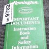 1991 Remington Manual, Registration, Service, Safety, Envelope 700 VS Rifle - Image 11