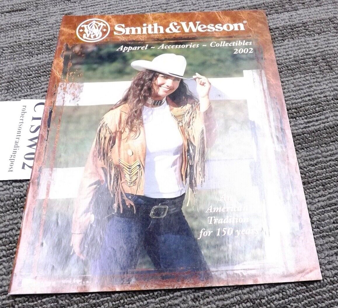 2002 Smith & Wesson Store Clothing Accessories Color Catalog, Order Form exc