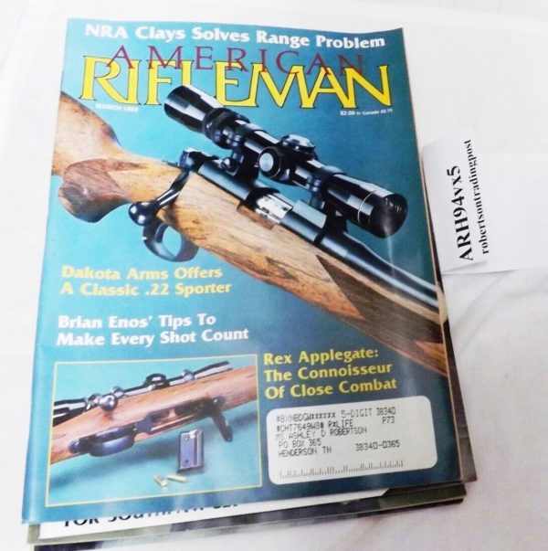 5 Different Issues American Rifleman & Hunter Magazine 1994 VG Free Ship - Image 7