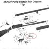 Akkar Charles Daly 12 ga 3 inch mod 300 Pump Shotgun Shell Carrier 36 View - Image 6