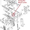 Beretta 90 Series 92S 92F 96 Factory Firing Pin Block Lever C55535 ship 3 fre - Image 5
