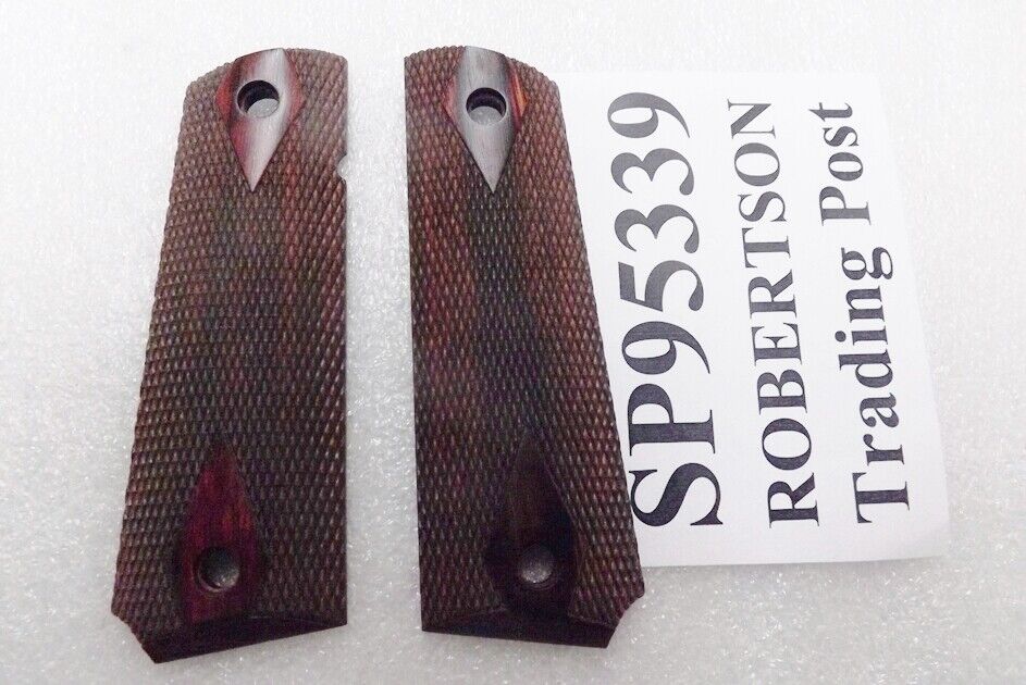 Colt Government OEM Rosewood Grips fit 1911 with Full Size Grip Frame SP95339