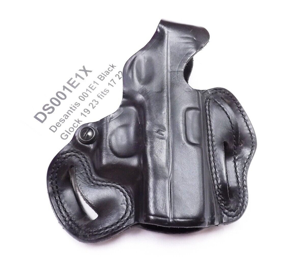 Desantis Thumb Break Belt Slide Holster for Glock 19 43 001 E1 Black Right Hand