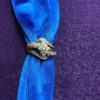 Eighties Ladies 1 Carat 41 Diamond Cluster Ring 10K Yellow Gold 7 size Estate - Image 4