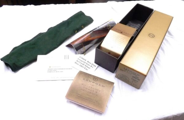 Factory Box Papers Inserts Catalog for Leupold 57000 VX-II 4-12x40 Silver Scope