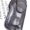 G&G Federal Man Holster Left Hand Black 4 inch Revolver Gould& Goodrich 1980s - Image 8