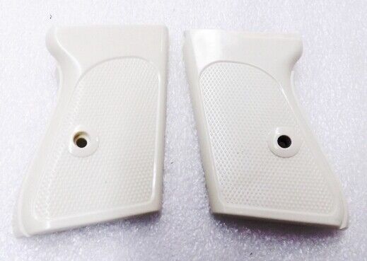 Grips fit Walther PPK Pistols OK for S&W Variants Imitation Ivory Polymer