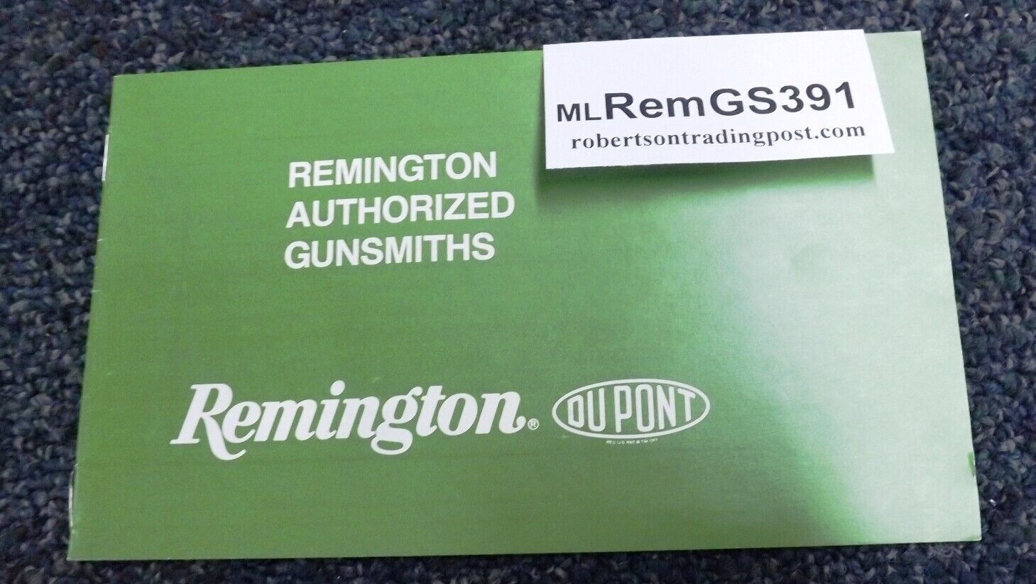 Remington Factory Authorized Gunsmiths Booklet ca 1990 Excellent 13 Pages