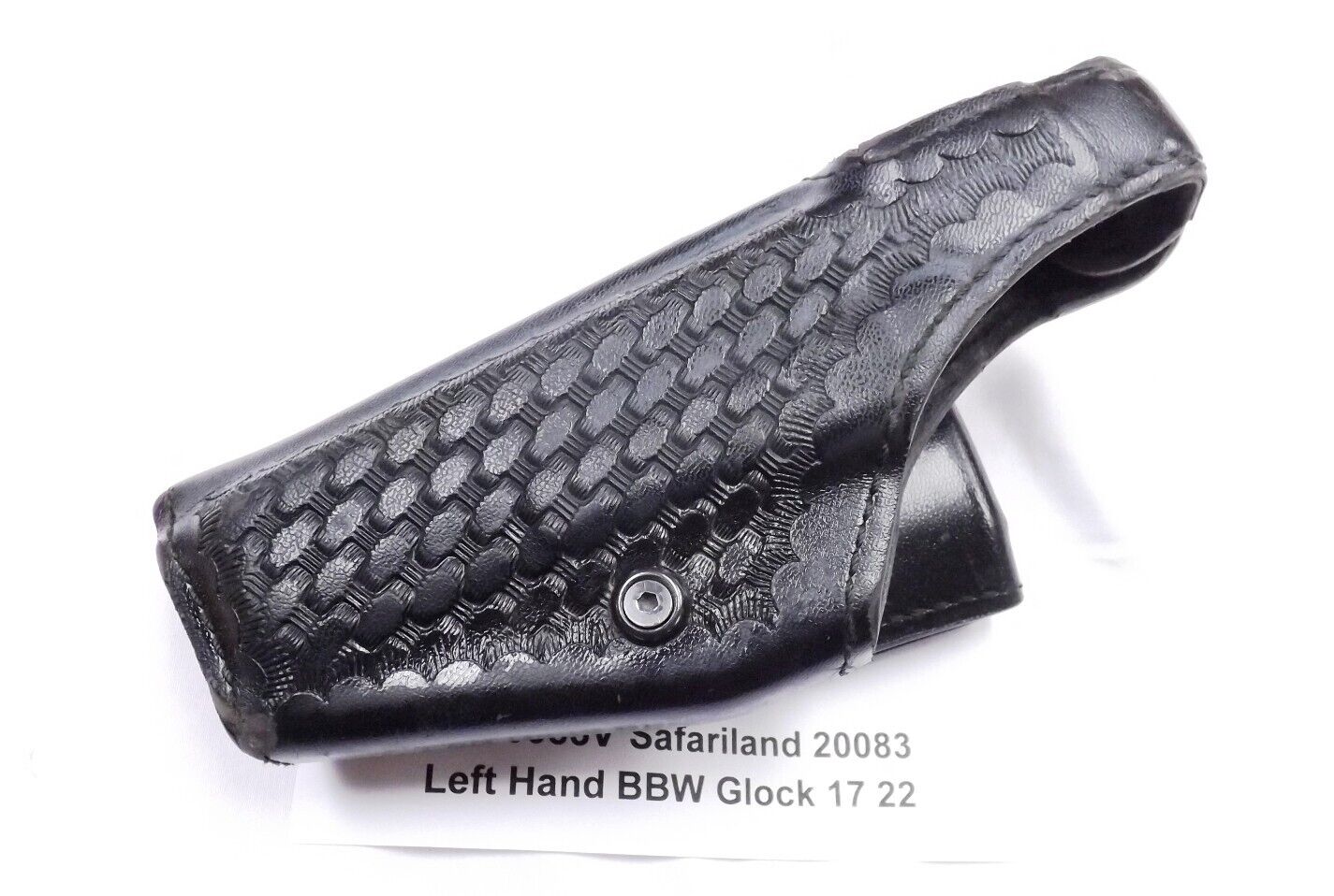 Safariland 20083 Top Gun Duty Holster LEFT Hand Glock 17 Black Basketweave