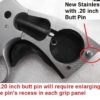 Taurus 80 82 65 66 96 Square Frame Brazilian Walnut Magna Grips 1970s Exc - Image 10