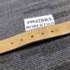 Triple K US Leather Garrison Belt 1 1/2 inch .22 Thick Brown Brass Size 42 Exc - Image 6