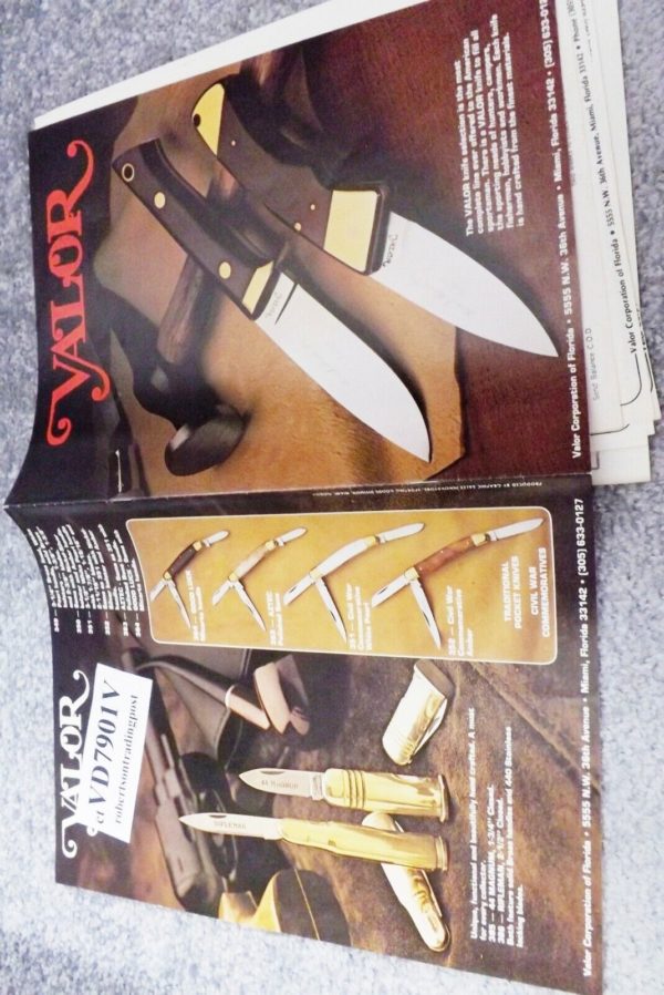 Valor Corp Cutlery Catalog Dealer Price List Order Form 1979 VG 23 Pages - Image 4