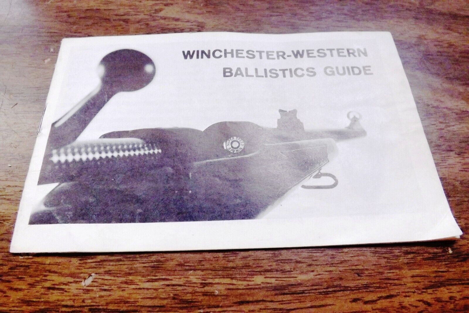 1969 Winchester-Western Ballistics Guide Firearm Insert Document VG