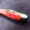 1980 Case 6220 SS Peanut Smooth Red Pink Handles Mini Jack Pocket Knife Mint - Image 11