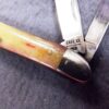 1980 Case 6220 SS Peanut Smooth Red Pink Handles Mini Jack Pocket Knife Mint - Image 3