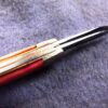 1980 Case 6220 SS Peanut Smooth Red Pink Handles Mini Jack Pocket Knife Mint - Image 9