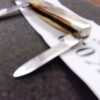 1989 Case 3 Blade Mini Stockman 5333SS Tested XX Centennial Stag Blade Rub - Image 6
